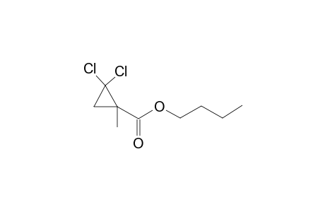 cyclopropanecarboxylic acid, 2,2-dichloro-1-methyl-, butyl ester