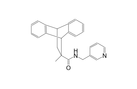 12-methyl-N-(pyridin-3-ylmethyl)-9,10-dihydro-9,10-ethanoanthracene-12-carboxamide