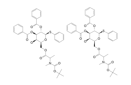 PHENYL-2,3-DI-O-BENZOYL-6-O-[2-[TERT.-BUTOXYCARBONYL-(METHYL)-AMINO]-PROPIONYL]-1-THIO-BETA-D-GALACTOPYRANOSIDE