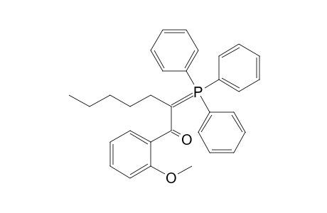 1-(2-Methoxybenzoyl)hexylidene(triphenyl)phosphorane