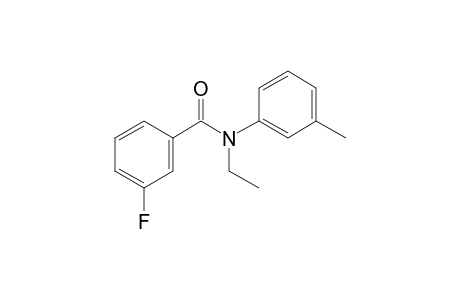 Benzamide, N-ethyl-N-(3-methylphenyl)-3-fluoro-