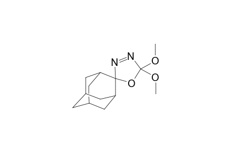 5',5'-Dimethoxy-spiro[adamantane]-2,2'-[.delta(3).-1,3,4-oxadiazoline]