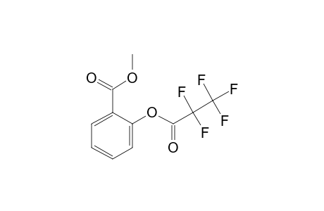 Methyl salicylate, o-pentafluoropropionyl-