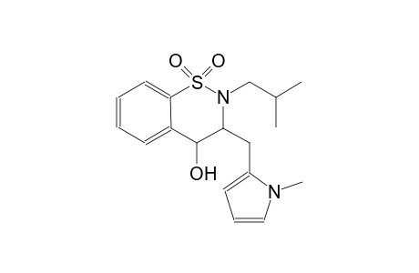 2H-1,2-benzothiazin-4-ol, 3,4-dihydro-2-(2-methylpropyl)-3-[(1-methyl-1H-pyrrol-2-yl)methyl]-, 1,1-dioxide