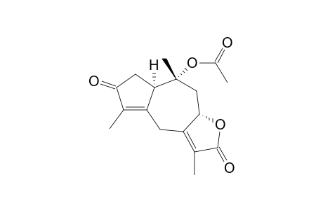 10.alpha.-Acetoxy-3-oxo-1.alpha.H,8.beta.H-guaiaa-4,7(11)-dien-8,12-olide