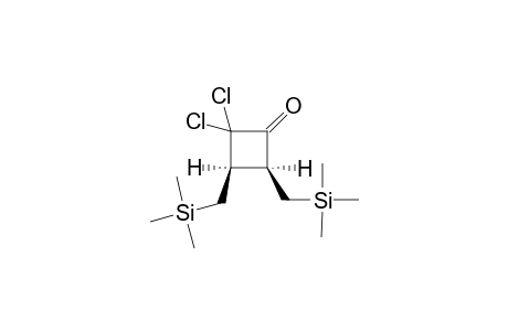 3,4-Bis(trimethylsilyl)methyl-2,2-dichlorocyclobuane-2-one