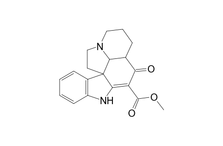20,21-Dinoraspidospermidine-3-carboxylic acid, 2,3-didehydro-4-oxo-, methyl ester, (.+-.)-