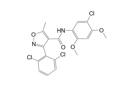 N-(5-chloro-2,4-dimethoxyphenyl)-3-(2,6-dichlorophenyl)-5-methyl-4-isoxazolecarboxamide