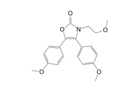 3-(2-Methoxyethyl)-4,5-bis(4-methoxyphenyl)-1,3-oxazol-2(3H)-one