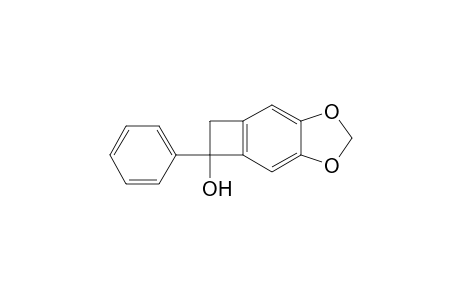 cyclobuta[f]-1,3-benzodioxol-5-ol, 5,6-dihydro-5-phenyl-, (+-)-