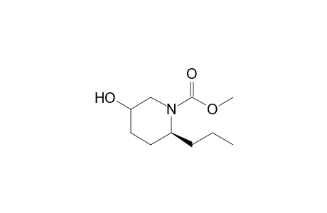 Methyl (2S)-5-hydroxy-2-propylpiperidine-1-carboxylate