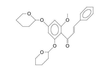 2'-Methoxy-4',6'-bis(tetrahydro-pyran-2-yl-oxy)-chalcone