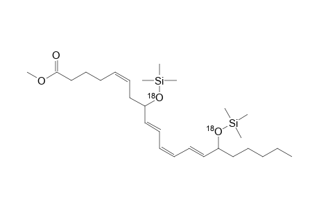 Methyl 8,15-di(trimethylsiloxy)eicosan-5(Z),9(E),11(Z),13(E)-tetraenoate-(8,15-18O2)