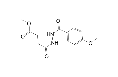 Methyl 4-[2-(4-methoxybenzoyl)hydrazino]-4-oxobutanoate