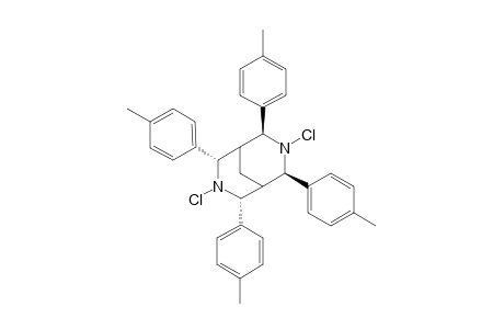 3,7-Diazabicyclo[3.3.1]nonane, 3,7-dichloro-2,4,6,8-tetrakis(4-methylphenyl)-, (2-endo,4-endo,6-exo,8-exo)-