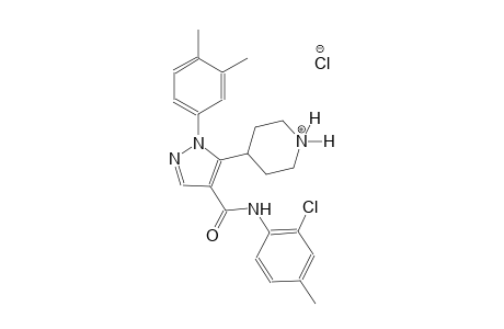 piperidinium, 4-[4-[[(2-chloro-4-methylphenyl)amino]carbonyl]-1-(3,4-dimethylphenyl)-1H-pyrazol-5-yl]-, chloride