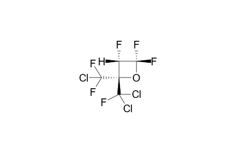 TRANS-2,2,3-TRIFLUORO-4-DICHLOROFLUOROMETHYL-4-DIFLUOROCHLOROMETHYL-1-OXACYCLOBUTANE