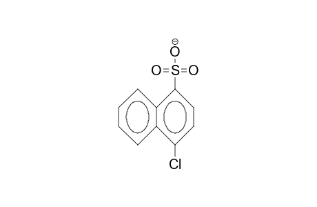 4-Chloro-1-naphthalenesulfonate anion