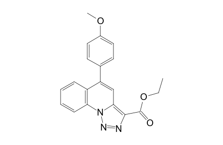 Ethyl 5-(4-methoxyphenyl)-[1,2,3]triazolo[1,5-a]quinoline-3-carboxylate