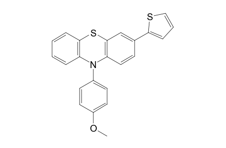 10-(4-Methoxyphenyl)-3-(thiophen-2-yl)-10H-phenothiazine