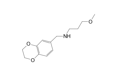 1,4-Benzodioxin-6-methanamine, 2,3-dihydro-N-(3-methoxypropyl)-