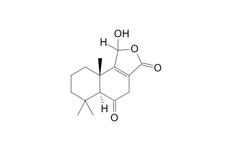 (5aS,9aS)-1-Hydroxy-6,6,9a-trimethyl-5a,6,7,8,9,9a-hexahydronaphtho[1,2-c]furan-3,5(1H,4H)-dione