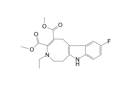 (4E)-3-ethyl-8-fluoro-1,2,6,11-tetrahydroazocino[4,5-b]indole-4,5-dicarboxylic acid dimethyl ester