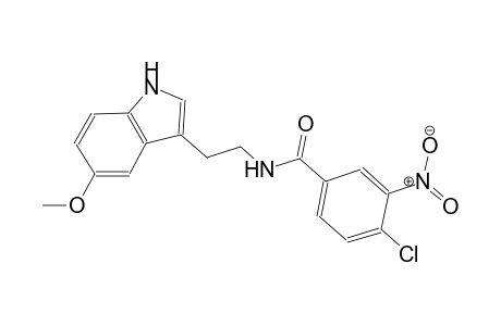 4-chloro-N-[2-(5-methoxy-1H-indol-3-yl)ethyl]-3-nitrobenzamide