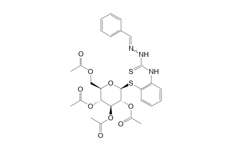 BENZALDEHYDE, 4-[o-(beta-D-GLUCOSYLTHIO)PHENYL]-3-THIOSEMICARBAZONE, TETRAACETATE