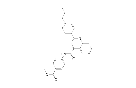 methyl 4-({[2-(4-isobutylphenyl)-4-quinolinyl]carbonyl}amino)benzoate