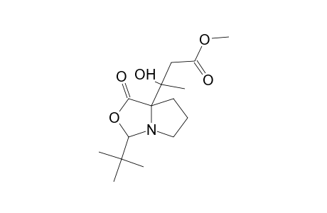 Methyl 3-(3-tert-butyl-1-oxodihydro-1H-pyrrolo[1,2-c][1,3]oxazol-7a(5H)-yl)-3-hydroxybutanoate