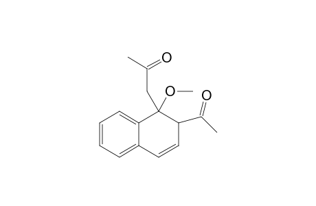 1-(2-acetyl-1-methoxy-2H-naphthalen-1-yl)-2-propanone