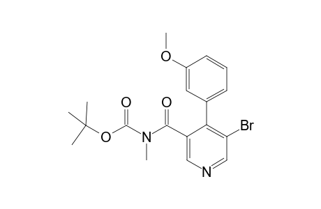 N-[3-[5-Bromo-4-(3-methoxyphenyl)]pyridinecarbonyl]]-N-methylcarbamic acid (1,1-dimethykethyl) ester