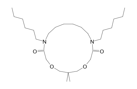 4,11-Dihexyl-16,16-dimethyl-1,14-dioxa-4,11-diazacycloheptadecane-3,12-dione