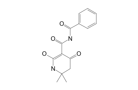N-BENZOYL-1,4,5,6-TETRAHYDRO-2-HYDROXY-6,6-DIMETHYL-4-OXOPYRIDINE-3-CARBOXAMIDE