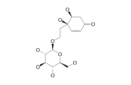 5,6-DIHYDRO-6-HYDROXY-CORNOSIDE;ISOMER-1