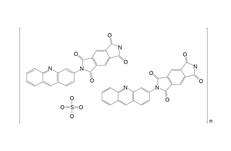 Poly(pyromellitic dianhydride-alt-3,6-diaminoacridine hemisulfate)