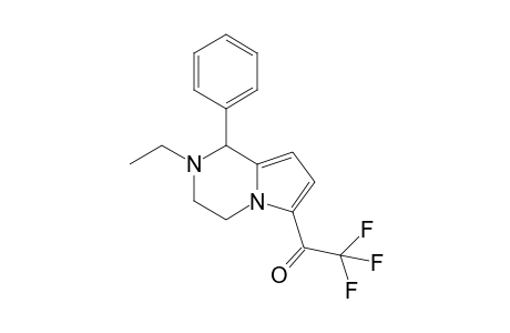 1-(2-Ethyl-1-phenyl-1,2,3,4-tetrahydropyrrolo[1,2-a]pyrazin6-yl)-2,2,2-trifluoroethanone