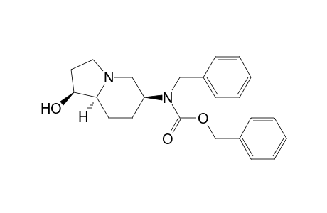 (1S,6S,8aS)-octhydro-1-hydroxy-6-[N-benzyl-N-(benzyloxycarbonyl)amino]indolizine