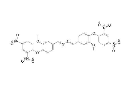 benzaldehyde, 4-(2,4-dinitrophenoxy)-3-methoxy-, [(E)-[4-(2,4-dinitrophenoxy)-3-methoxyphenyl]methylidene]hydrazone