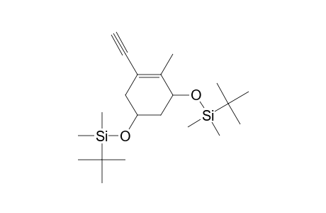 3,5-Bis((t-butyldimethylsilyl)oxy)-2-methyl-1-ethynylcyclohex-1-ene