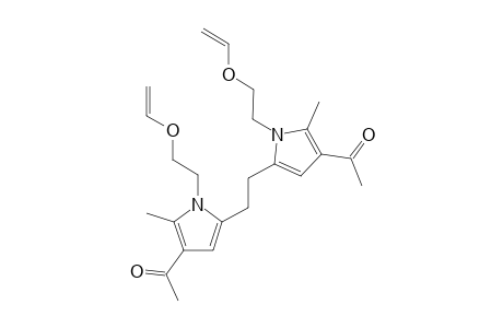1,1'-(5,5'-(ethane-1,2-diyl)bis(2-methyl-1-(2-(vinyloxy)ethyl)-1H-pyrrole-5,3-diyl))diethanone