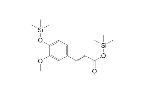 Trimethylsilyl 3-(3-methoxy-4-(trimethylsilyloxy)phenyl)acrylate