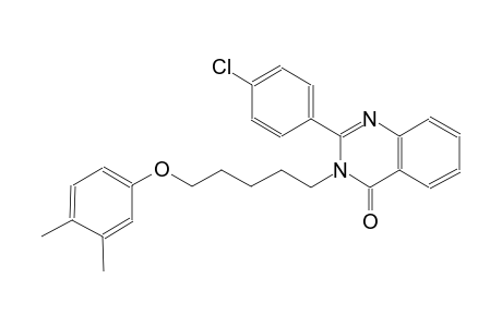 2-(4-chlorophenyl)-3-[5-(3,4-dimethylphenoxy)pentyl]-4(3H)-quinazolinone