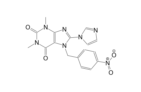 8-(1H-imidazol-1-yl)-1,3-dimethyl-7-(4-nitrobenzyl)-3,7-dihydro-1H-purine-2,6-dione