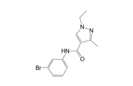 N-(3-bromophenyl)-1-ethyl-3-methyl-1H-pyrazole-4-carboxamide
