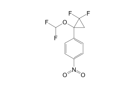 2,2-DIFLUORO-1-DIFLUOROMETHOXY-1-(4'-NITROPHENYL)-CYCLOPROPANE