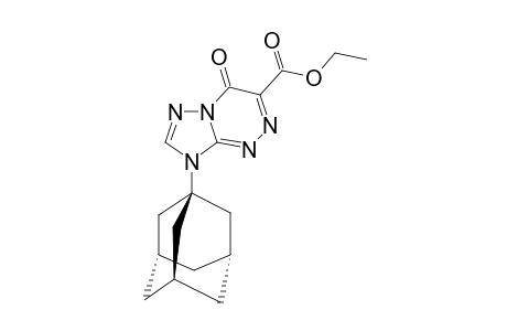 8-ADAMANTYL-3-ETHOXYCARBONYL-1,4-DIHYDRO-1,2,4-TRIAZOLO-[5.1-C]-1,2,4-TRIAZIN-4-ONE