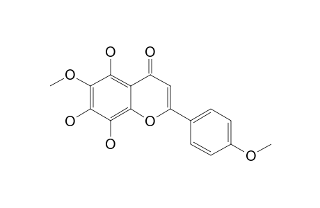 PILOSIN;5,7,8-TRIHYDROXY-6,4'-DIMETHOXY-FLAVONE