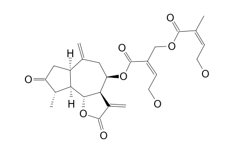 ZALUZANIN C,3-DEHYDRO-4-beta,15-DIHYDRO-8-beta-(4'-HYDROXY-5'-(4"-HYDROXYTIGLOYLOXY)TIGLOYLOXY